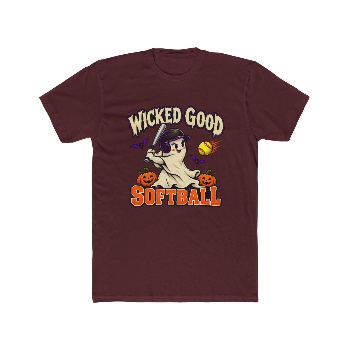 Wicked Good Softball Halloween T-Shirt