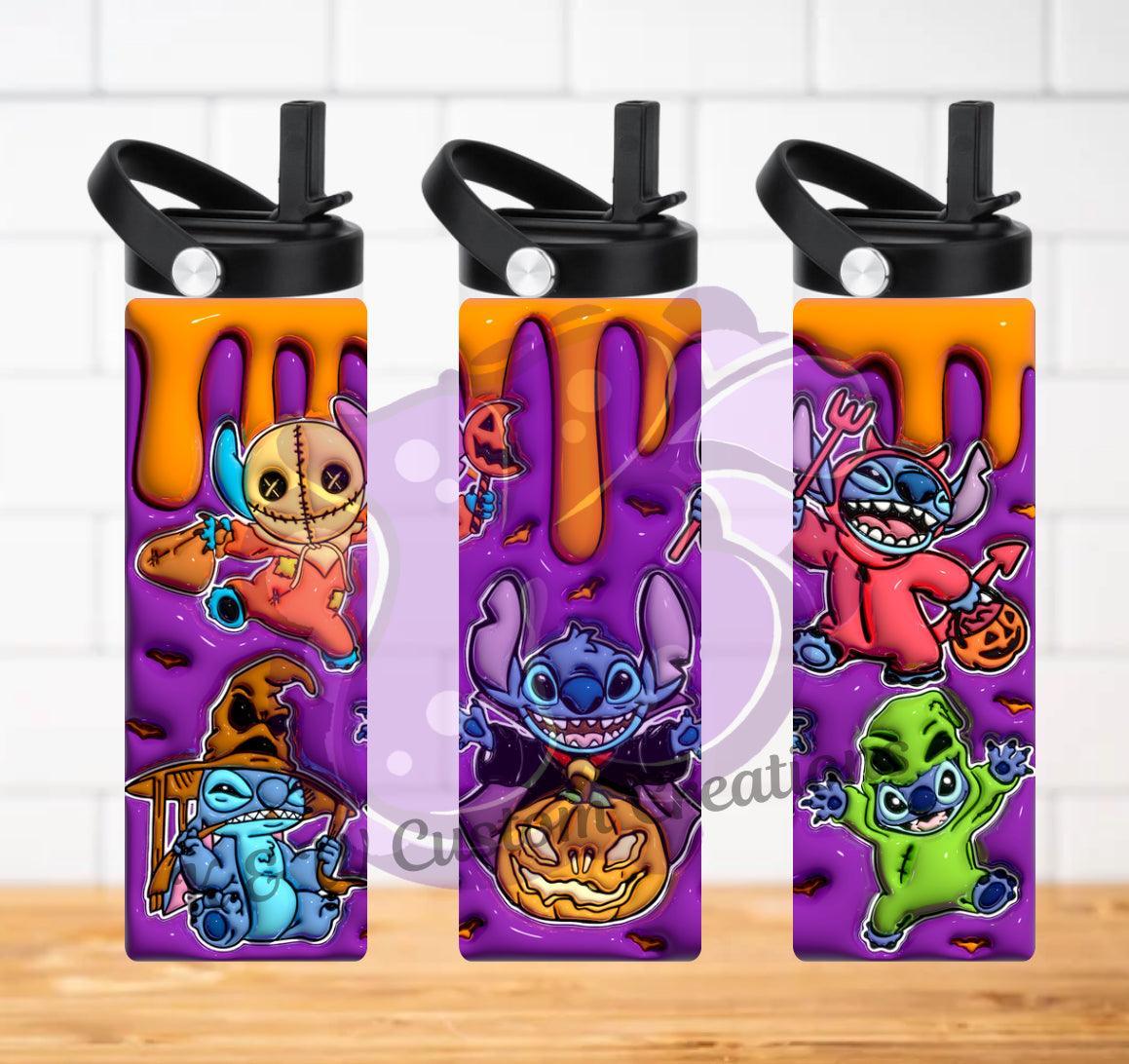 3D Blue Alien Spooky vibe - K&W CUSTOM CREATIONS