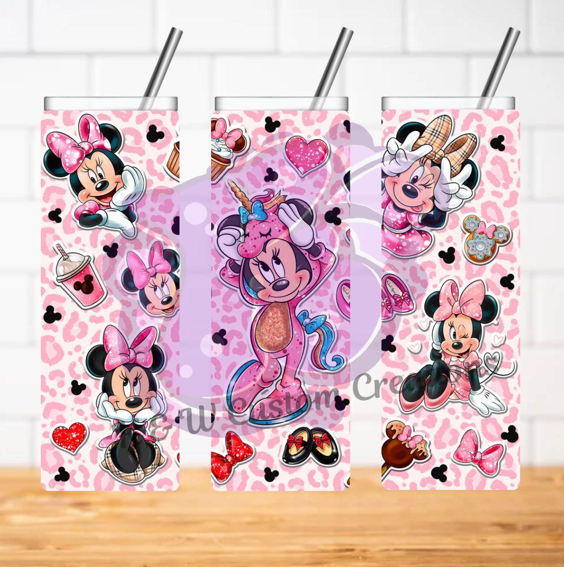 Girl Mouse Unicorn Sublimation Transfer Only - K&W CUSTOM CREATIONS