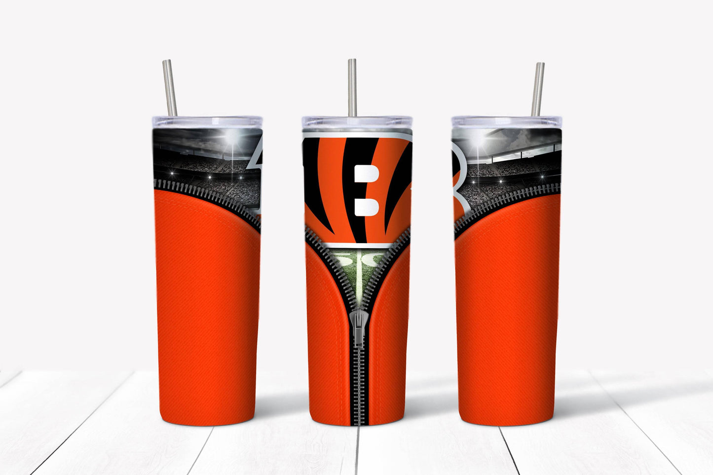 NFL Bengals Zipper - K&W CUSTOM CREATIONS