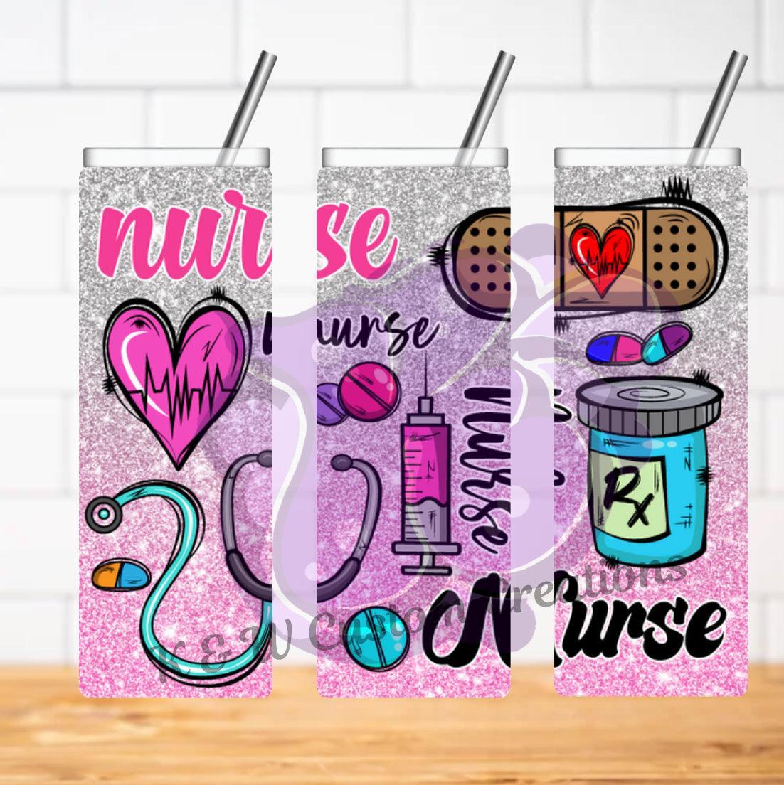 Nurse Life Sublimation Transfer Only - K&W CUSTOM CREATIONS