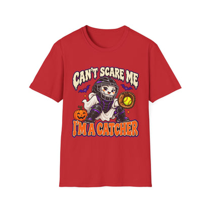 Can't Scare Me I'm a Catcher Halloween T-Shirt