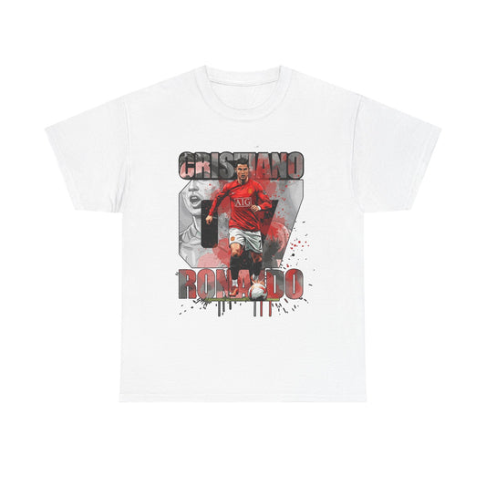 Cristiano Ronaldo 7 Graphic Tee — Retro Soccer Fan Shirt