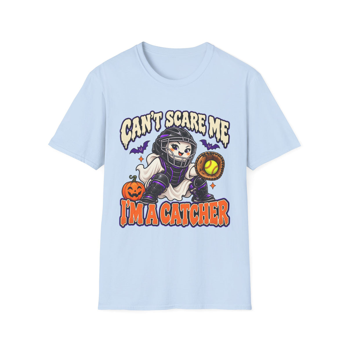 Can't Scare Me I'm a Catcher Halloween T-Shirt