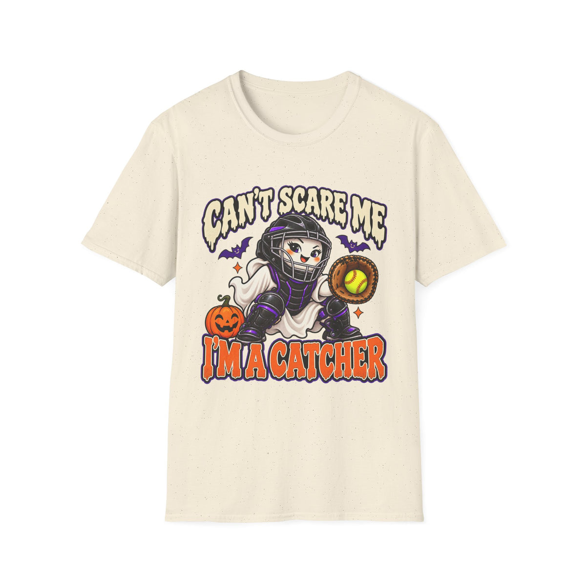 Can't Scare Me I'm a Catcher Halloween T-Shirt