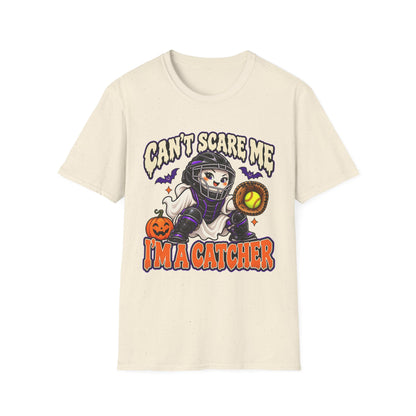Can't Scare Me I'm a Catcher Halloween T-Shirt