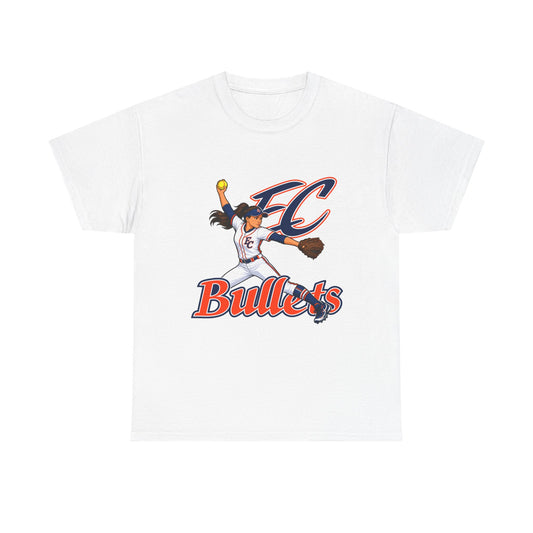 Softball Team Tee — 'EC Bullets' Pitcher Graphic Shirt