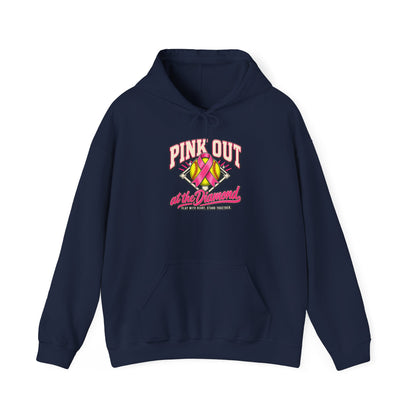 Pink Out Hockey Hoodie — Breast Cancer Awareness Skate Crew Hooded Sweatshirt