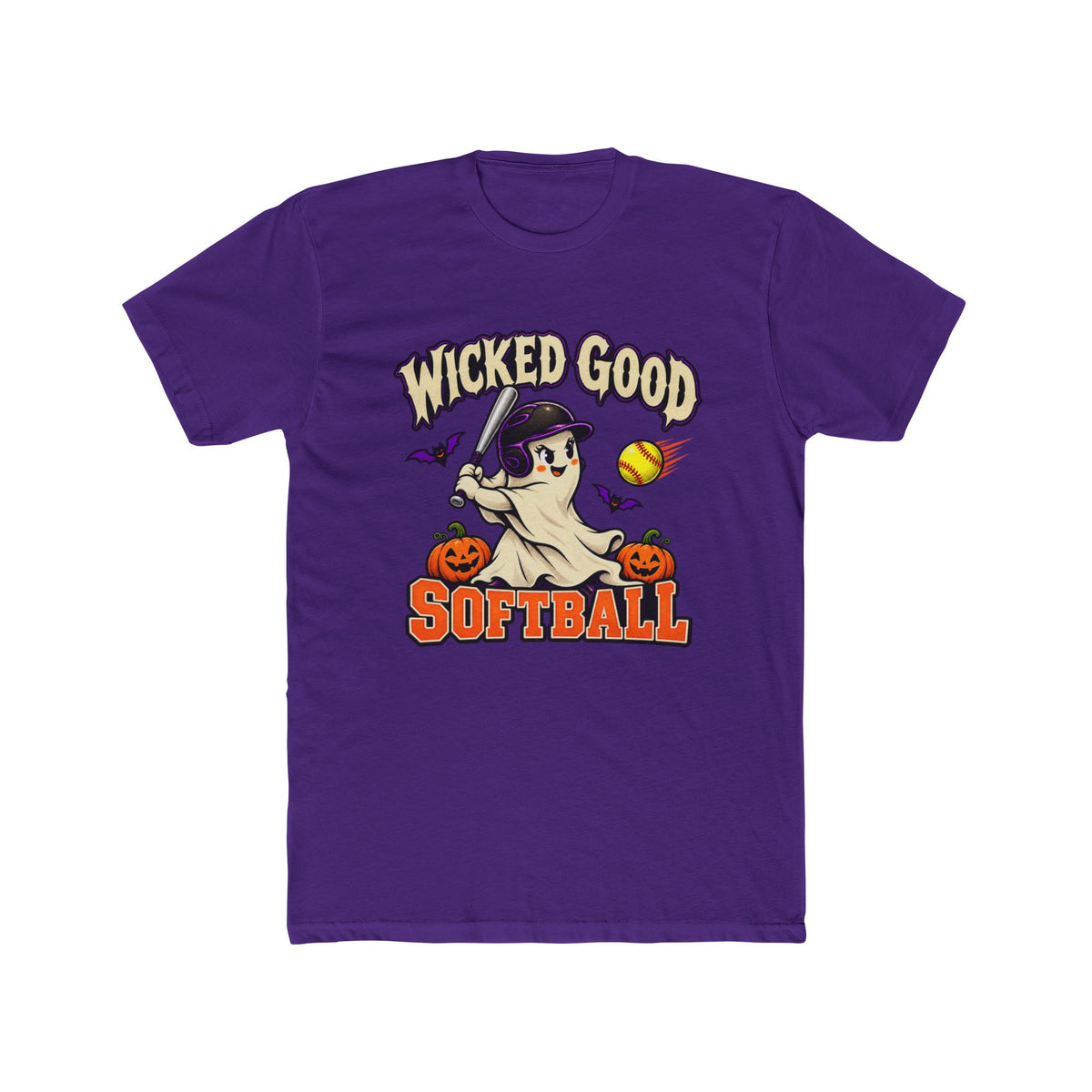 Wicked Good Softball Halloween T-Shirt