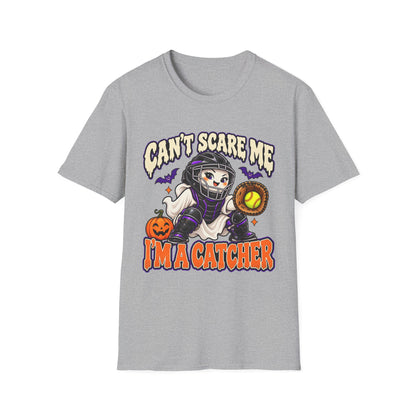 Can't Scare Me I'm a Catcher Halloween T-Shirt