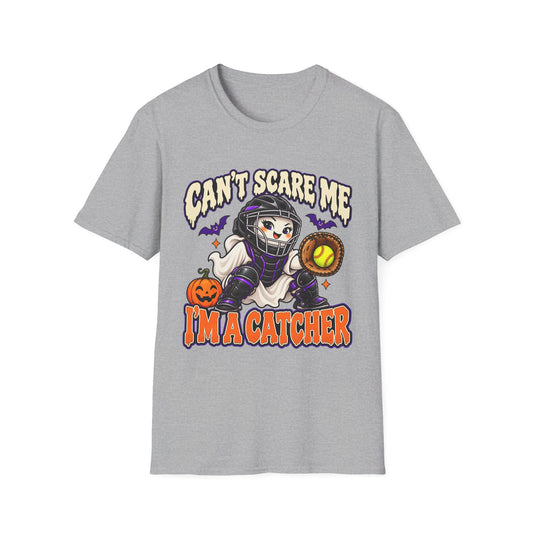 Can't Scare Me I'm a Catcher Halloween T-Shirt