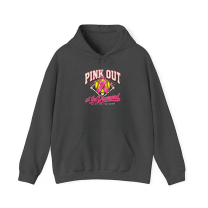 Pink Out Hockey Hoodie — Breast Cancer Awareness Skate Crew Hooded Sweatshirt