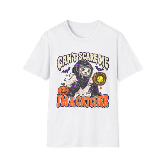 Can't Scare Me I'm a Catcher Halloween T-Shirt