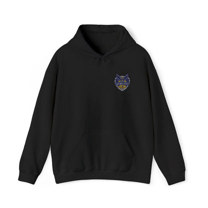 Union City Soccer New Crest Sheild Embroidered Hoodie — Small Chest Graphic