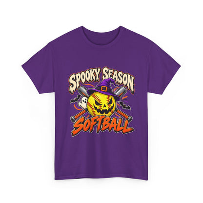 Spooky Season Softball Halloween T-Shirt