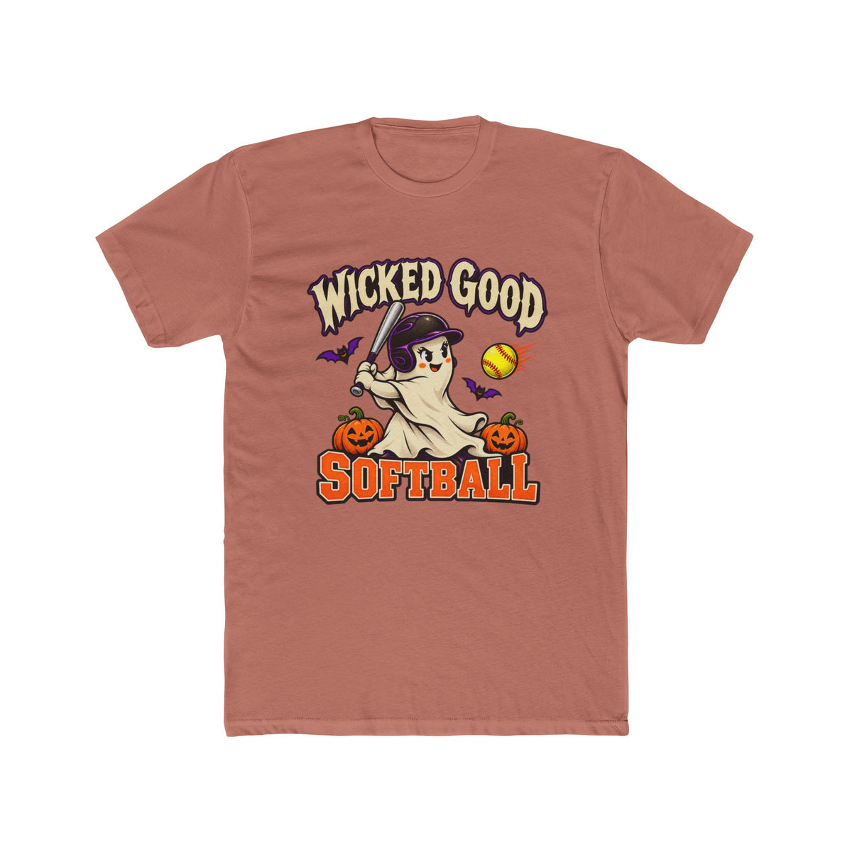 Wicked Good Softball Halloween T-Shirt