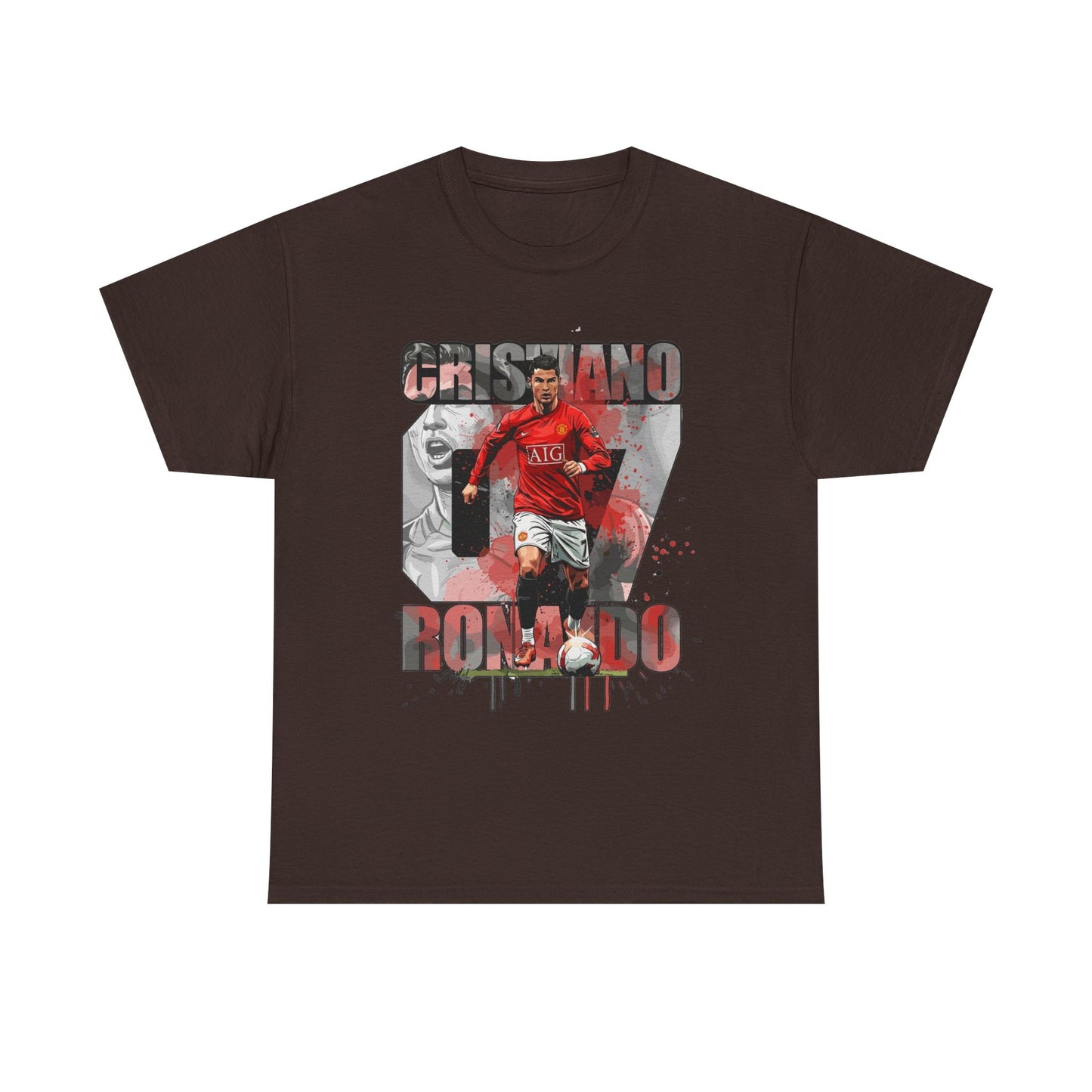 Cristiano Ronaldo 7 Graphic Tee — Retro Soccer Fan Shirt