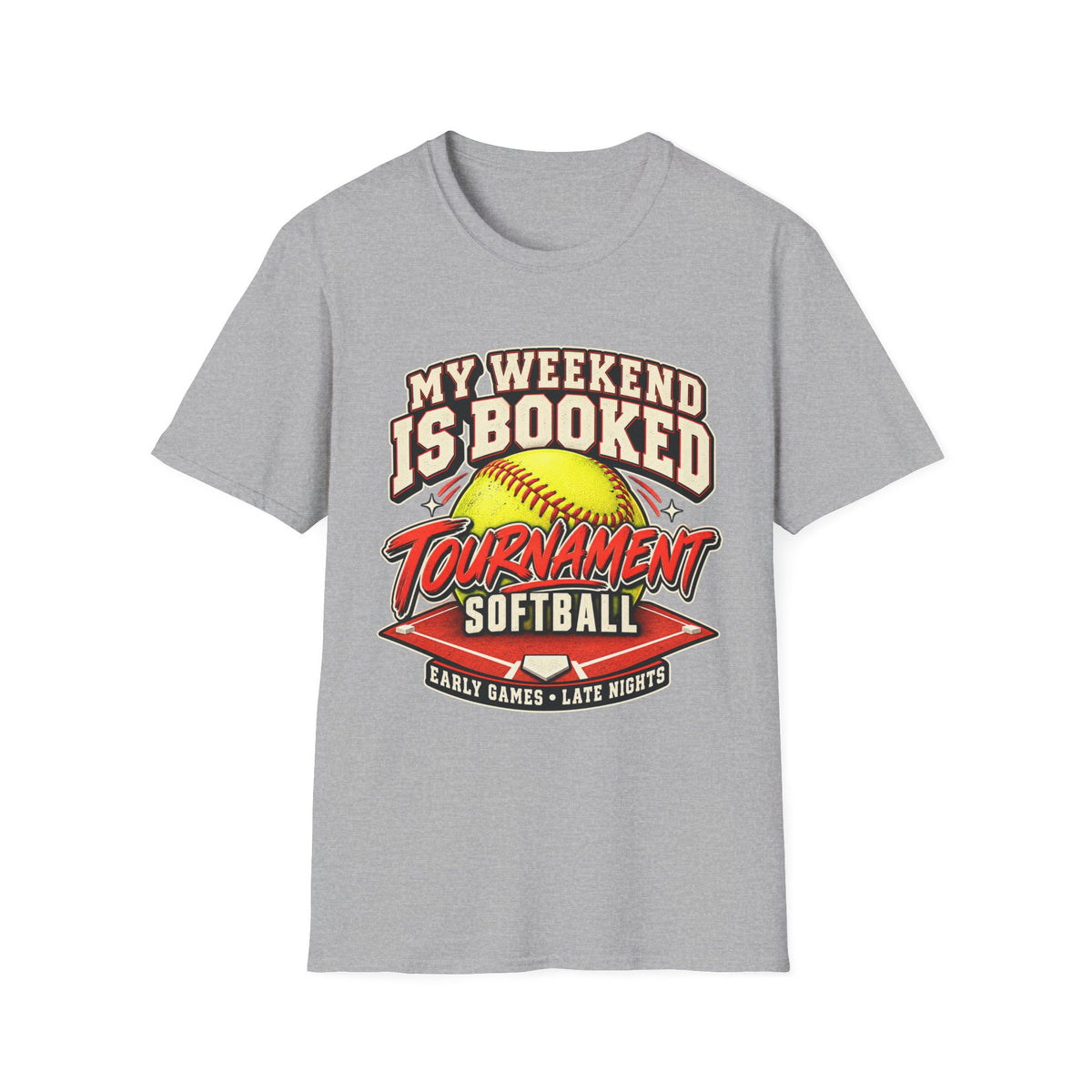 My Weekend Is Booked Softball Tournament T-Shirt