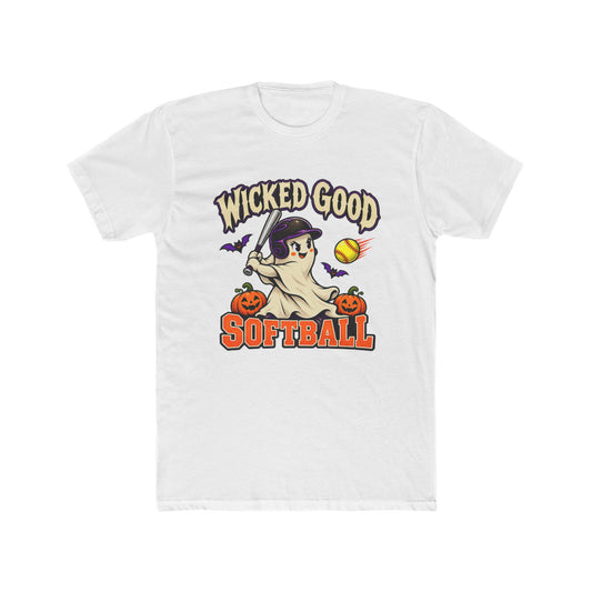 Wicked Good Softball Halloween T-Shirt