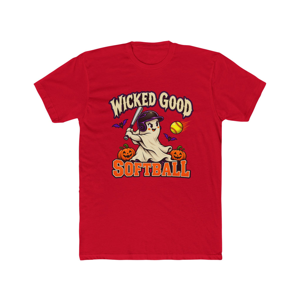 Wicked Good Softball Halloween T-Shirt
