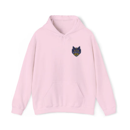 Union City Soccer New Crest Sheild Embroidered Hoodie — Small Chest Graphic