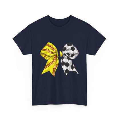 Softball and Soccer Bow T-Shirt