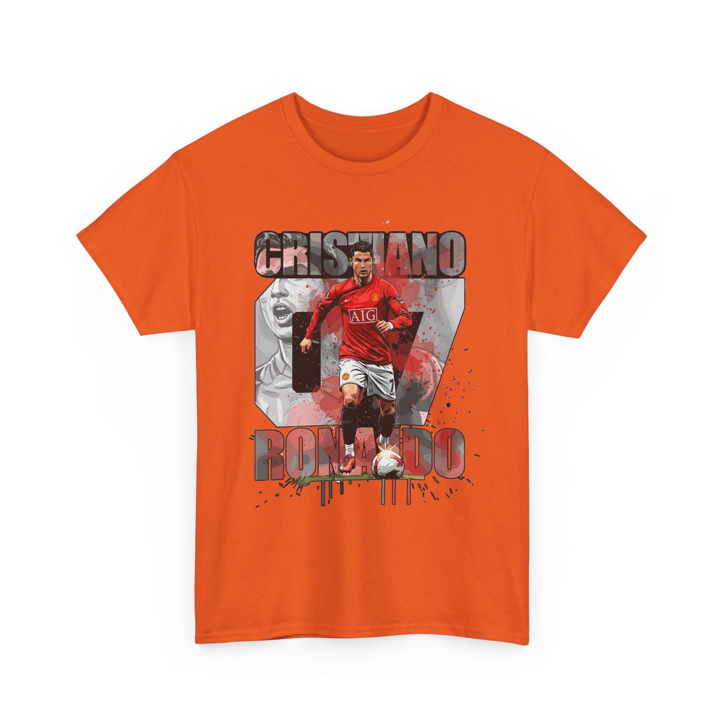 Cristiano Ronaldo 7 Graphic Tee — Retro Soccer Fan Shirt