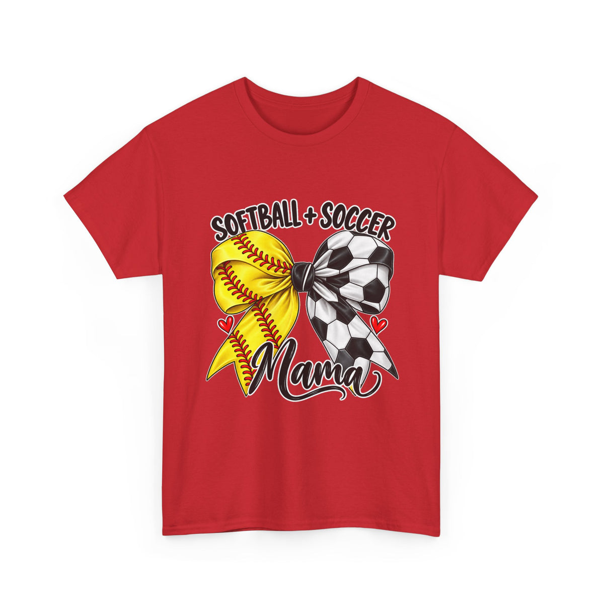 Softball + Soccer Mama Sports Mom T-Shirt