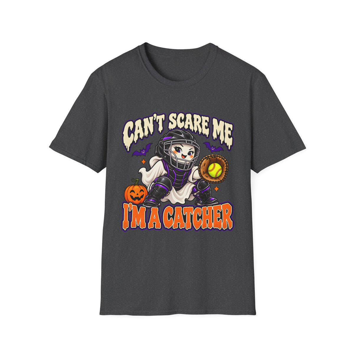Can't Scare Me I'm a Catcher Halloween T-Shirt