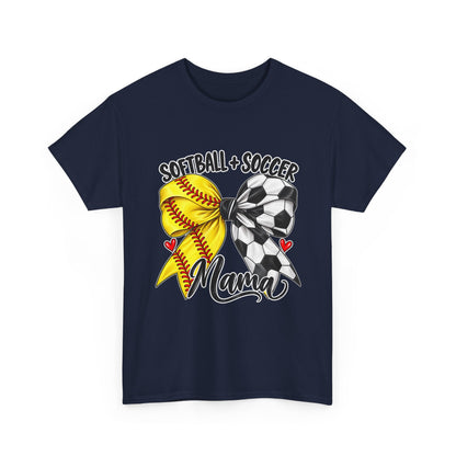 Softball + Soccer Mama Sports Mom T-Shirt