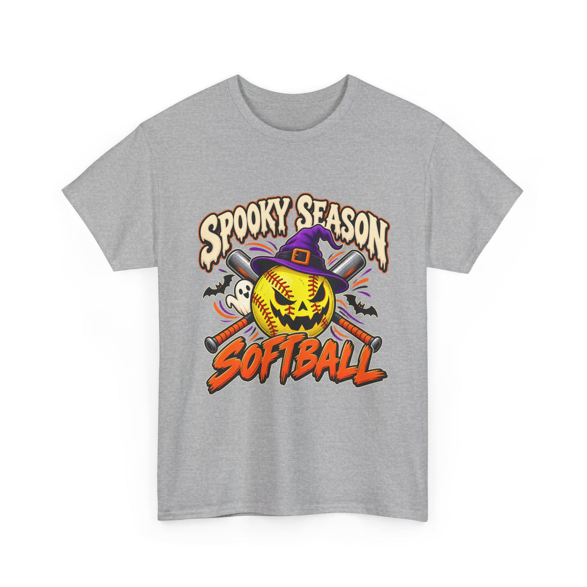 Spooky Season Softball Halloween T-Shirt