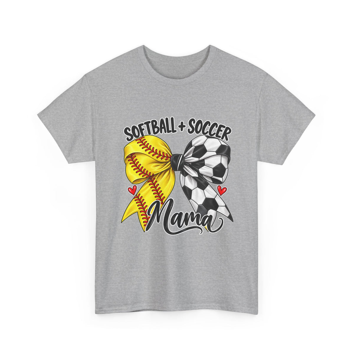 Softball + Soccer Mama Sports Mom T-Shirt