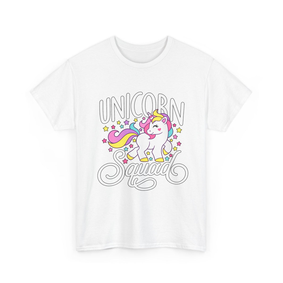 Unicorn Squad Rainbow Unicorn T-Shirt