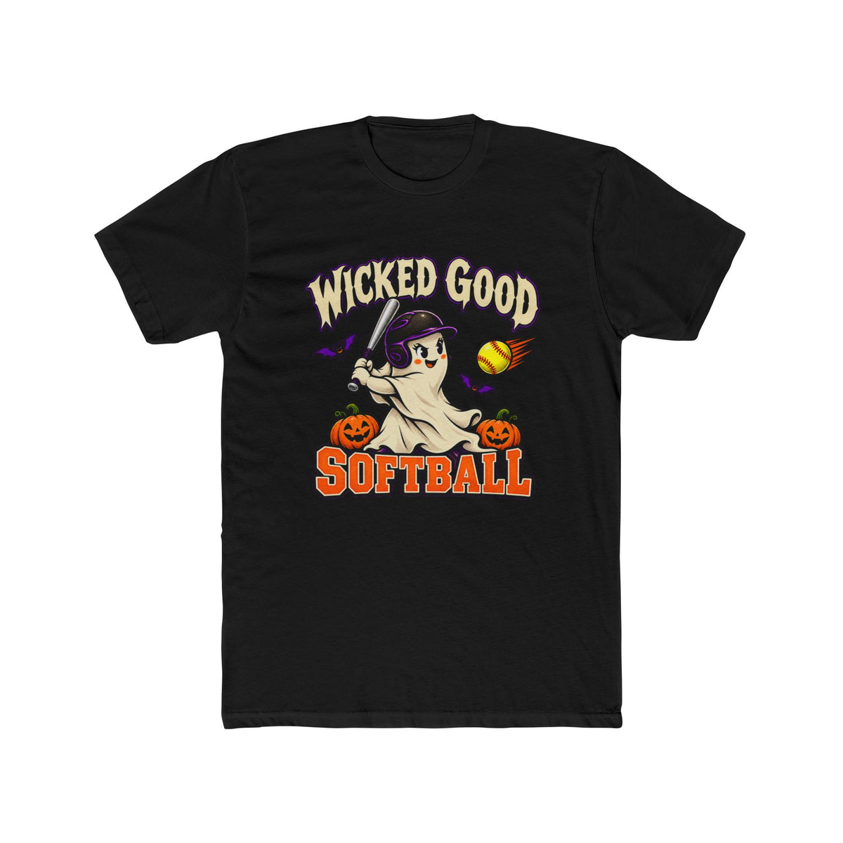 Wicked Good Softball Halloween T-Shirt