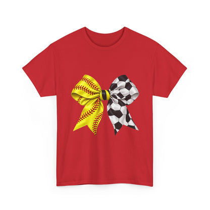 Softball and Soccer Bow T-Shirt