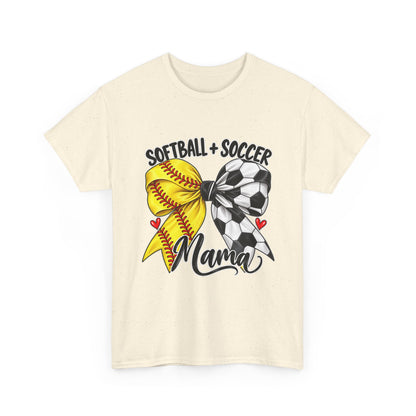 Softball + Soccer Mama Sports Mom T-Shirt