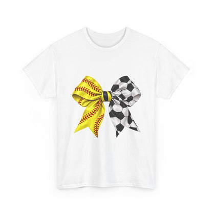 Softball and Soccer Bow T-Shirt
