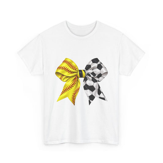 Softball and Soccer Bow T-Shirt