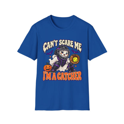 Can't Scare Me I'm a Catcher Halloween T-Shirt