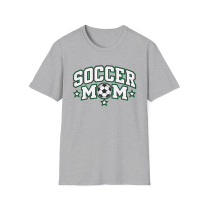 Soccer Mom T-Shirt — Retro Green Soccer Ball Pride Tee