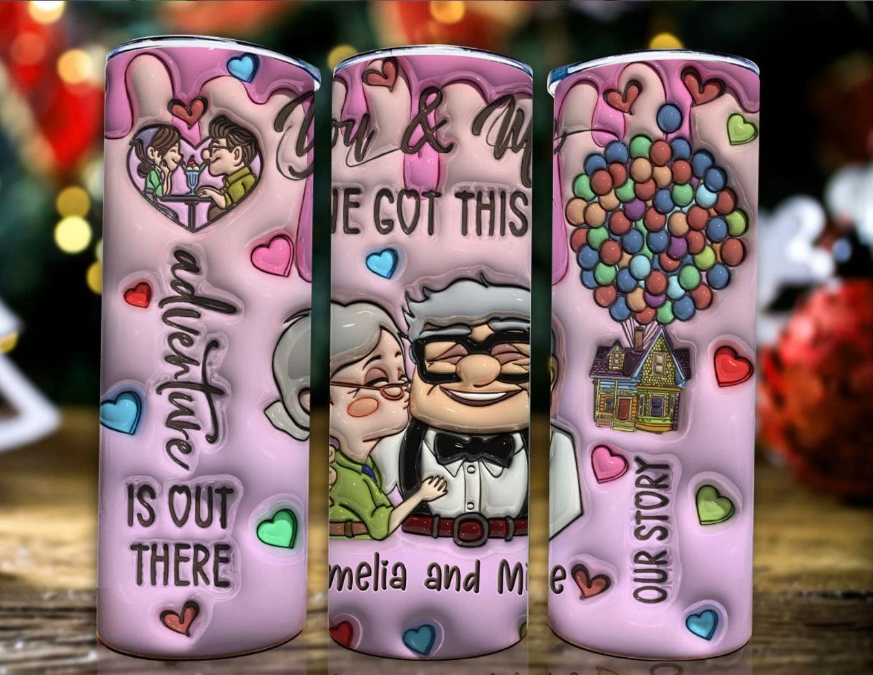 3D Caro & Ellie Valentine Sublimation Print - K&W CUSTOM CREATIONS