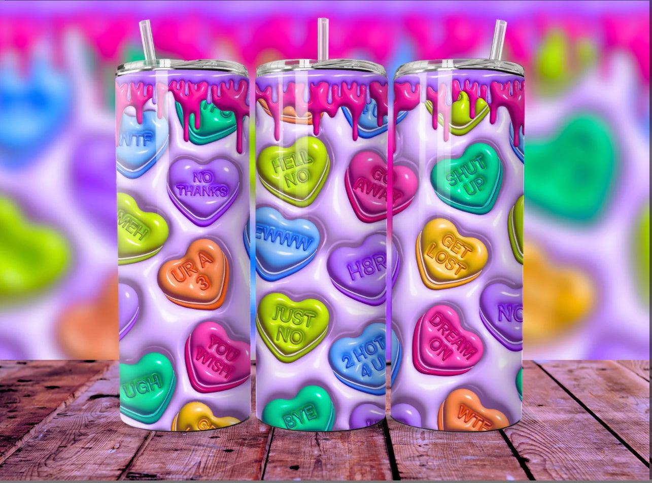 3D Funny Valentine’s Day Sublimation Print - K&W CUSTOM CREATIONS