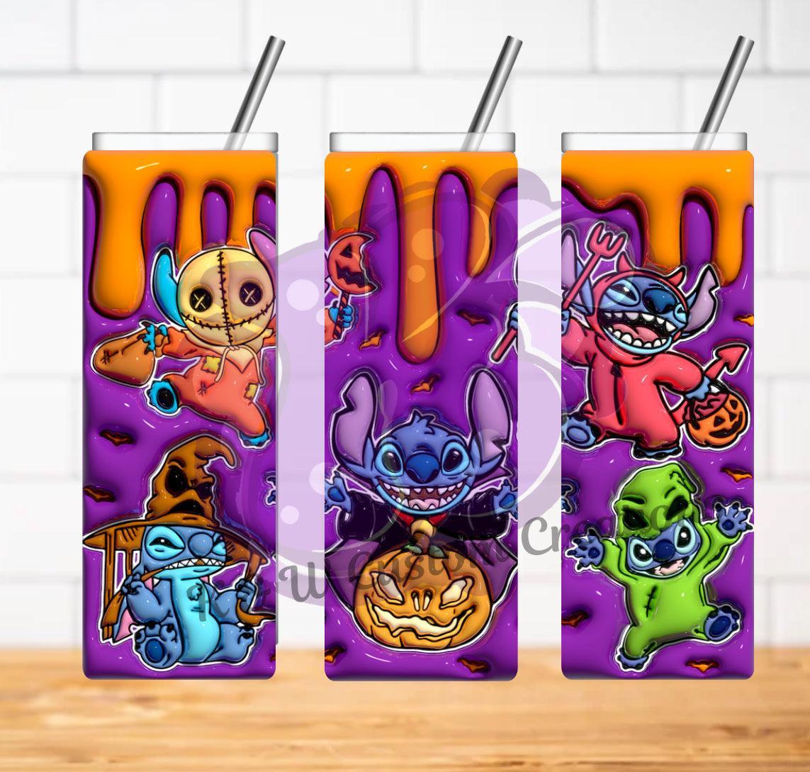 3D Spooky Vibe Sublimation Print - K&W CUSTOM CREATIONS