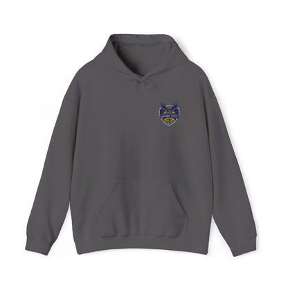 Union City Soccer New Crest Sheild Embroidered Hoodie — Small Chest Graphic