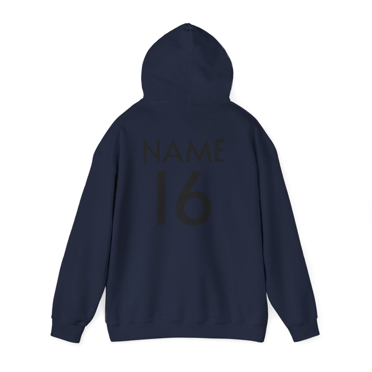 Catcher's Parents Hoodie — Personalized Back Name & Number Baseball Supporter Sweatshirt