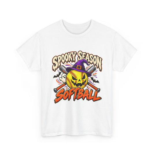 Spooky Season Softball Halloween T-Shirt
