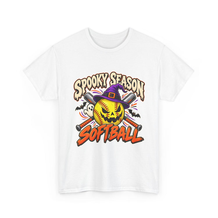 Spooky Season Softball Halloween T-Shirt