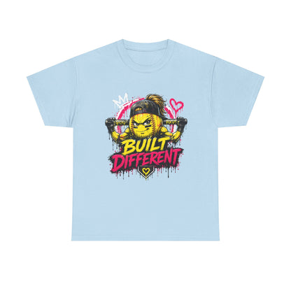 Built Different Softball T-Shirt – product image 5