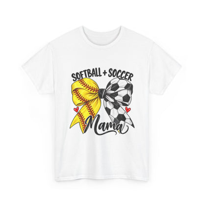 Softball + Soccer Mama Sports Mom T-Shirt