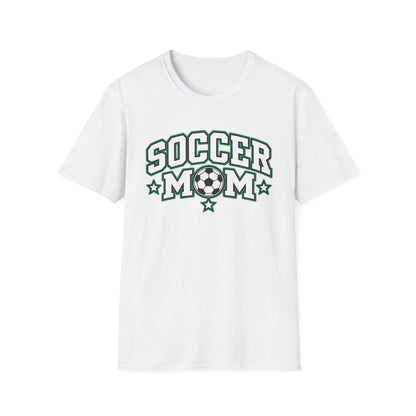 Soccer Mom T-Shirt — Retro Green Soccer Ball Pride Tee